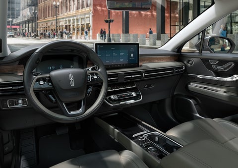 The interior dashboard of 2024 Lincoln Corsair® SUV is shown here. | Mike Reichenbach Lincoln in Florence SC